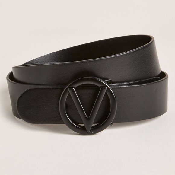 Valentino by Mario Valentino Accessories - Valentino by Mario Valentino Black Soave Baby Belt